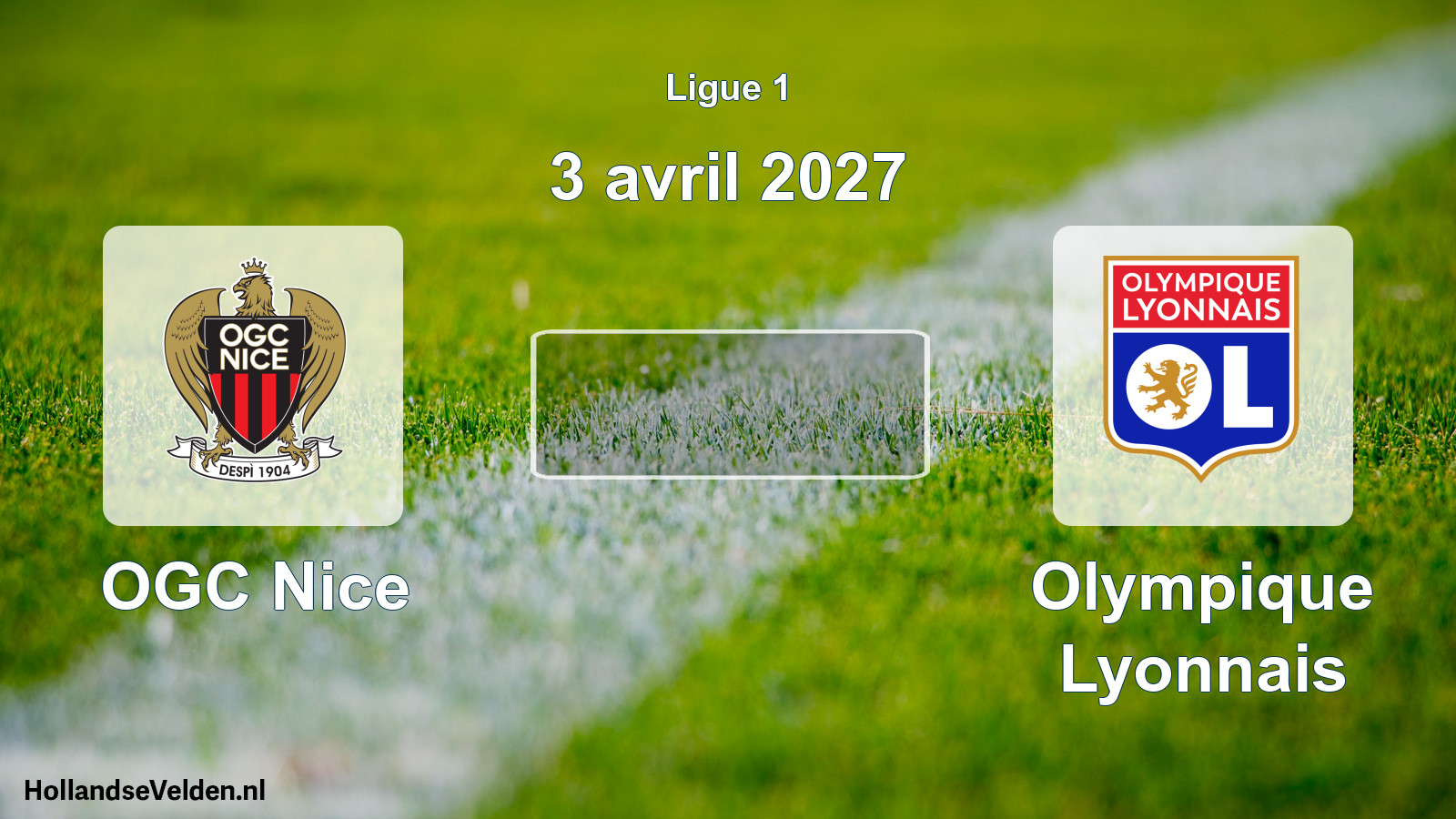 Match programmé: OGC Nice - Olympique Lyonnais (3 avril 2027)