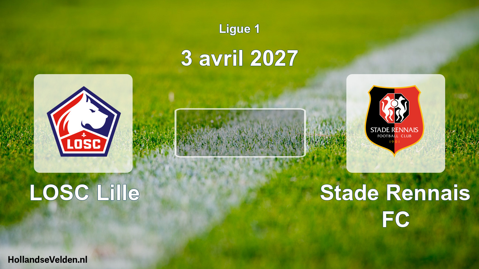Match programmé: LOSC Lille - Stade Rennais FC (3 avril 2027)