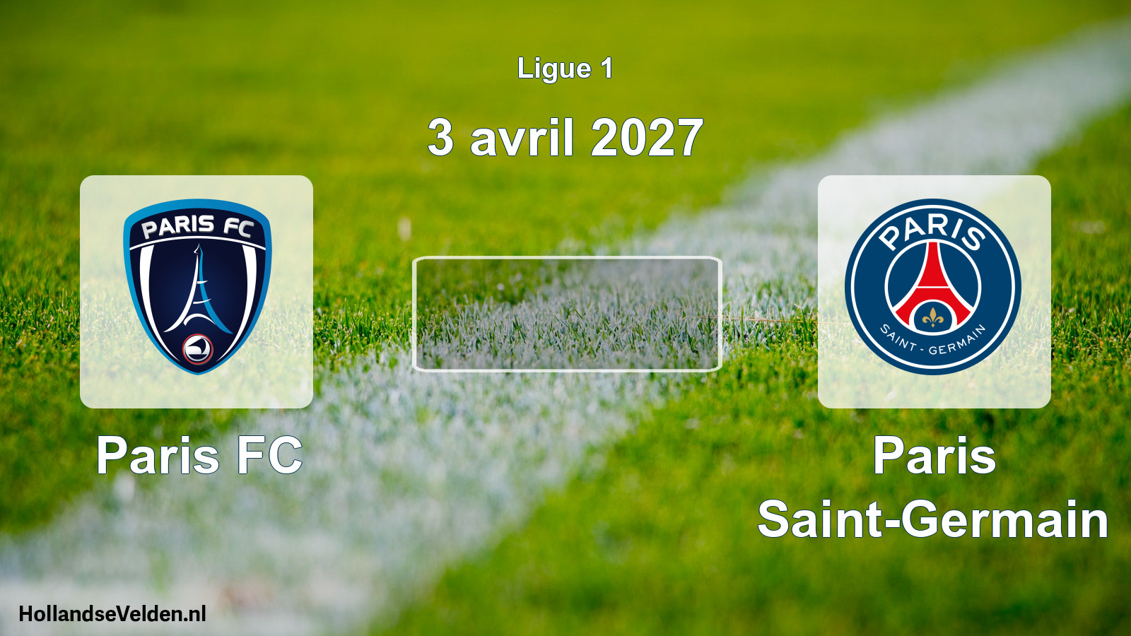 Match programmé: Paris FC - Paris Saint-Germain (3 avril 2027)
