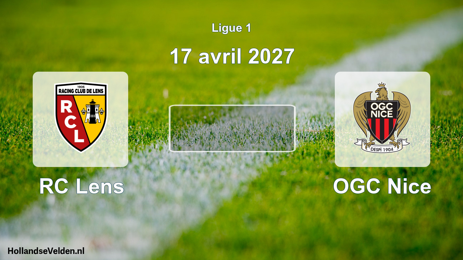 Match programmé: RC Lens - OGC Nice (17 avril 2027)