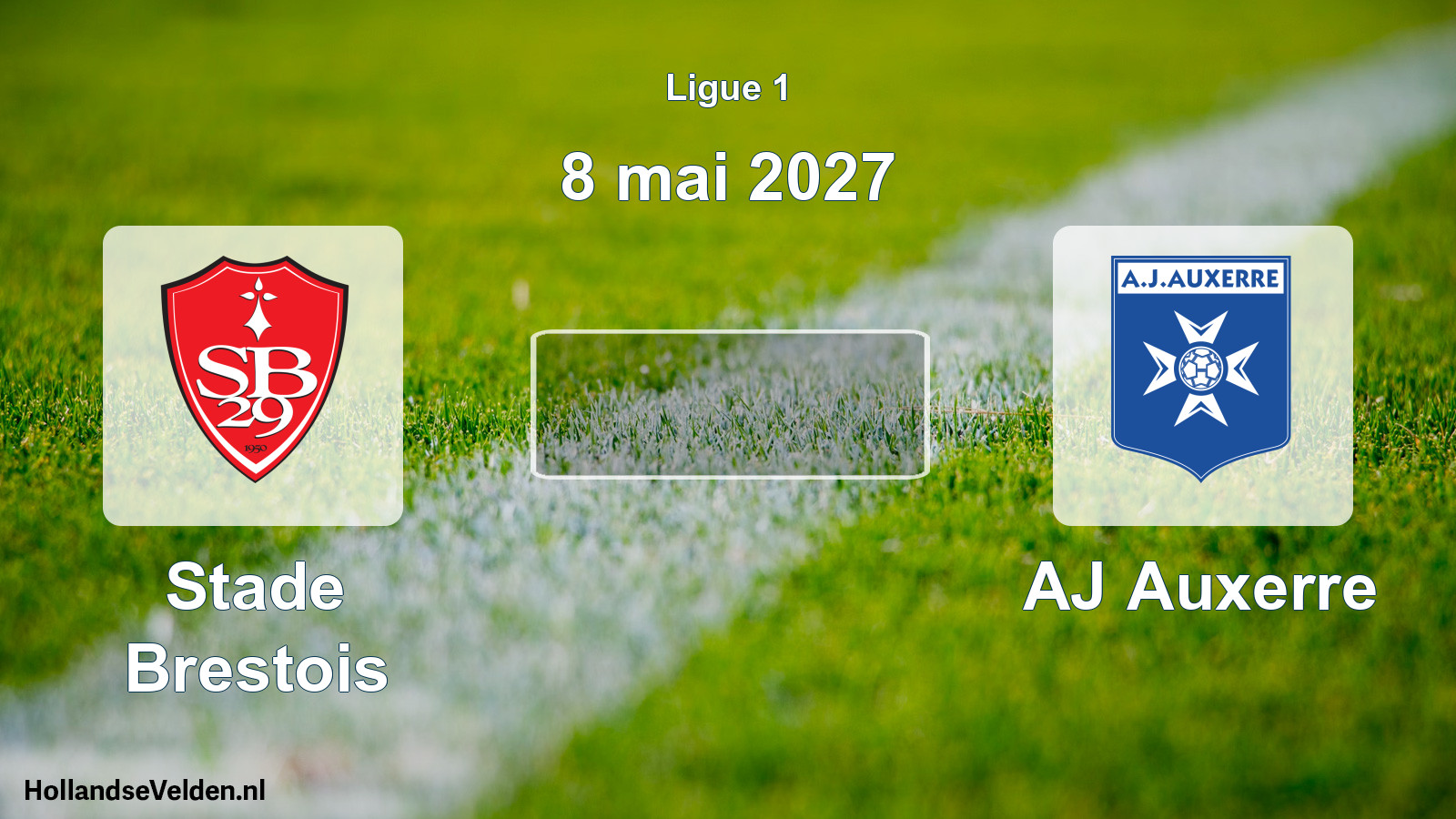 Match programmé: Stade Brestois - AJ Auxerre (8 mai 2027)