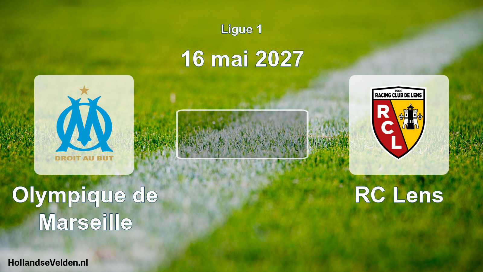 Match programmé: Olympique de Marseille - RC Lens (16 mai 2027)