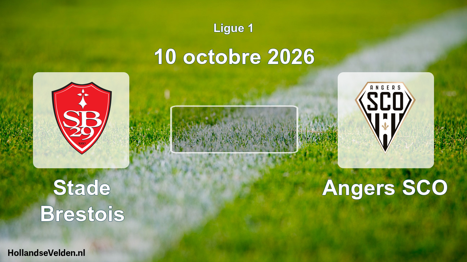 Scheduled Match: Stade Brestois - Angers SCO (10 October 2026)