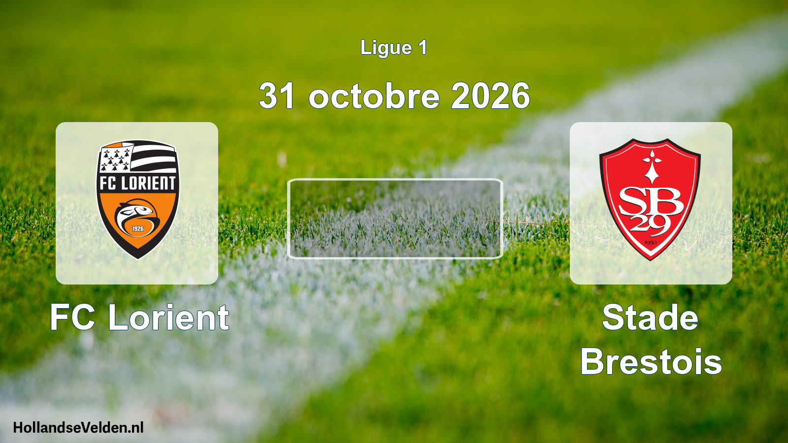 Scheduled Match: FC Lorient - Stade Brestois (31 October 2026)