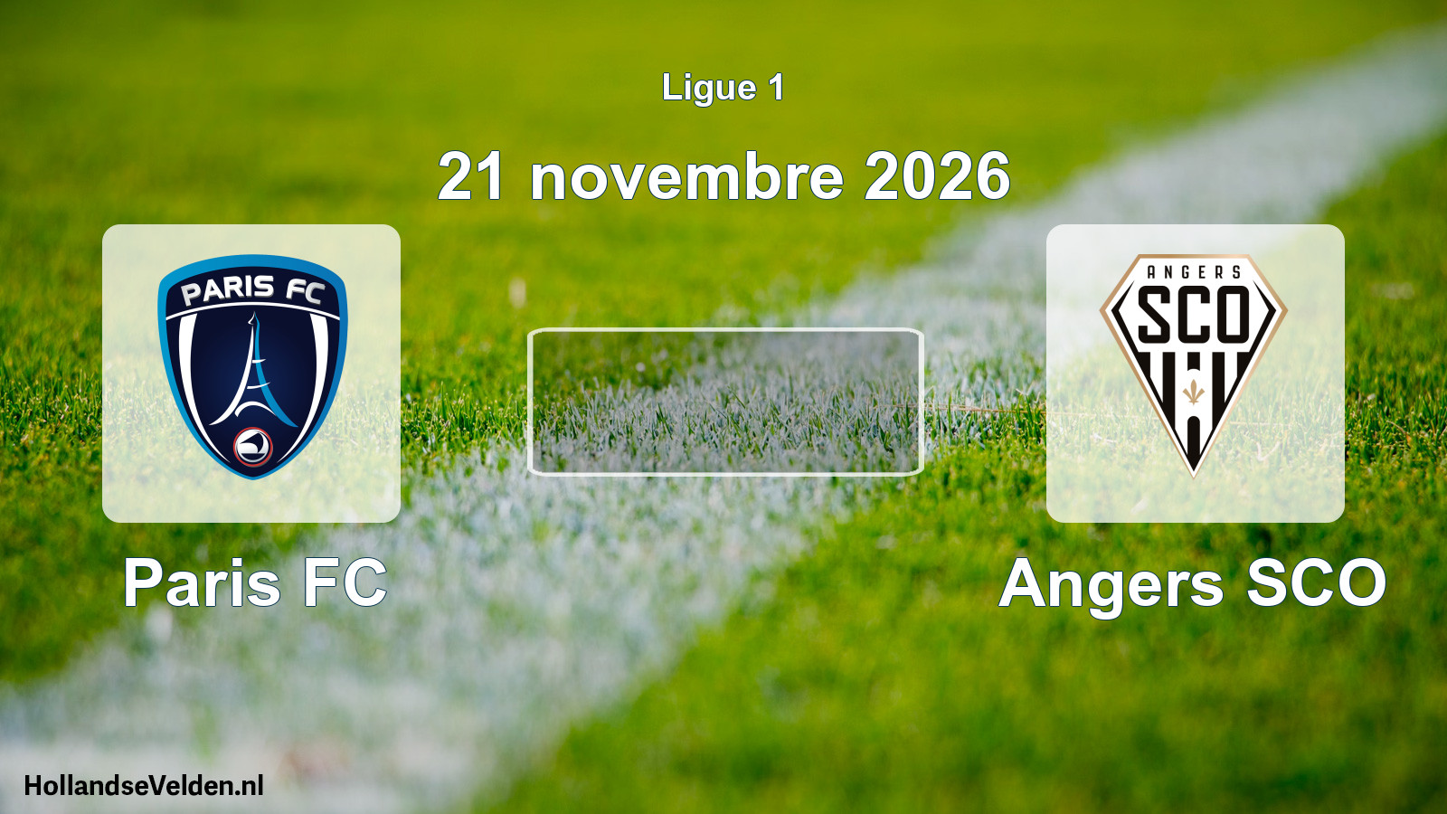 Geplande wedstrijd: Paris FC - Angers SCO (21 november 2026)