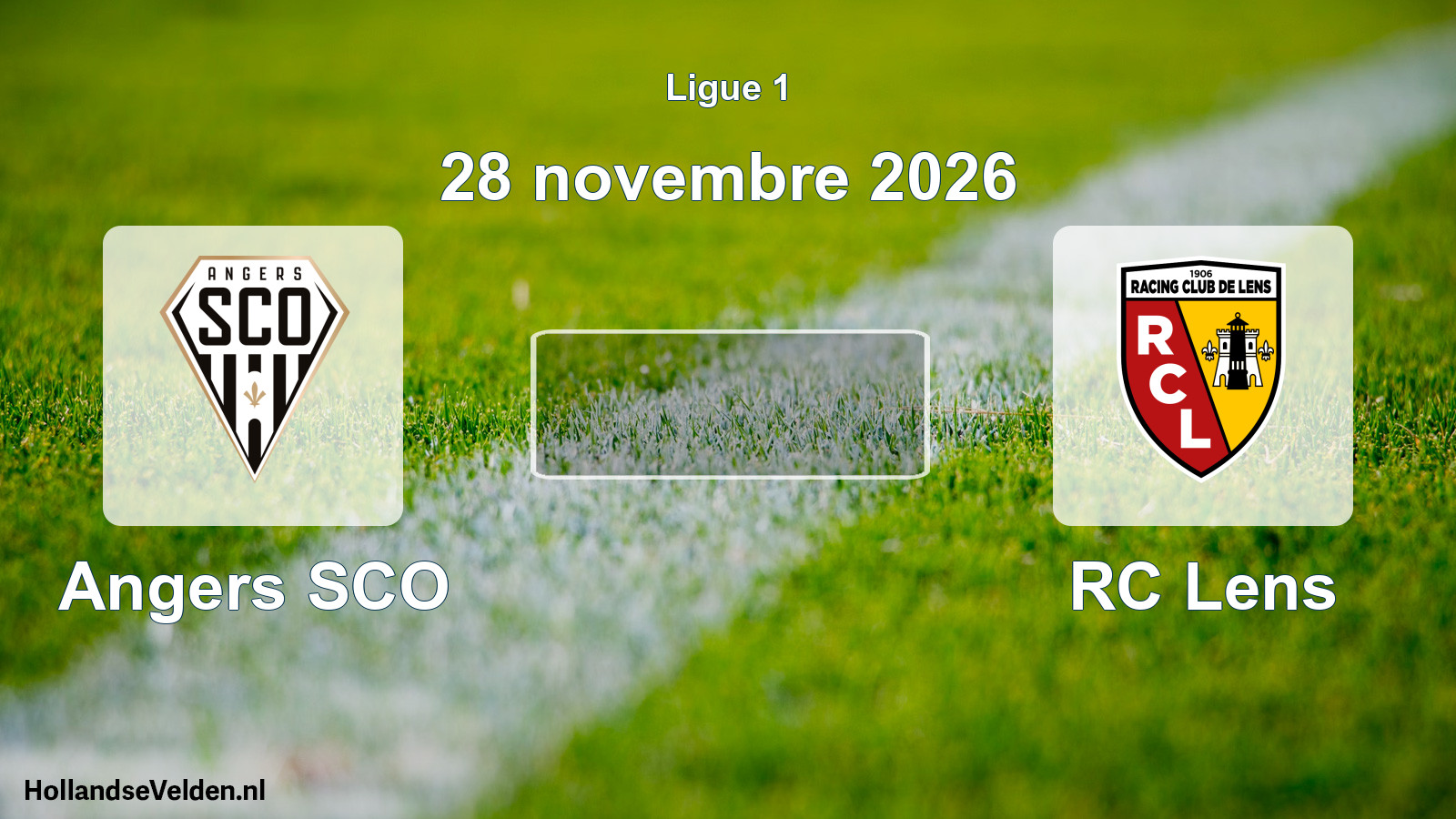 Match programmé: Angers SCO - RC Lens (28 novembre 2026)