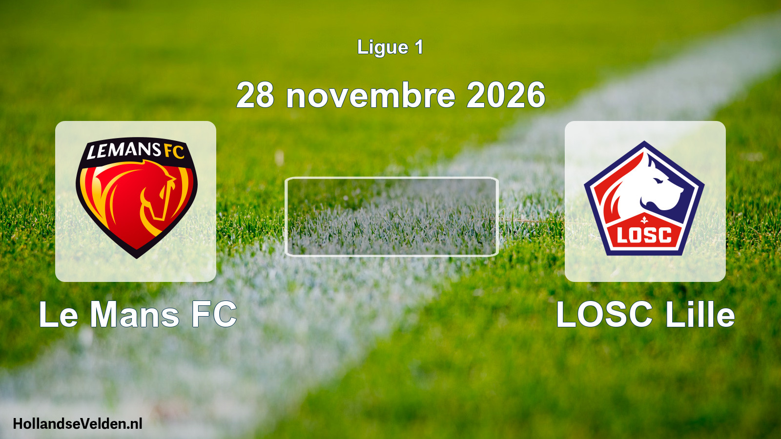 Match programmé: Le Mans FC - LOSC Lille (28 novembre 2026)