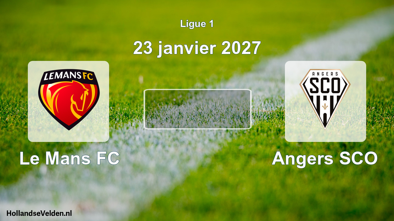 Match programmé: Le Mans FC - Angers SCO (23 janvier 2027)