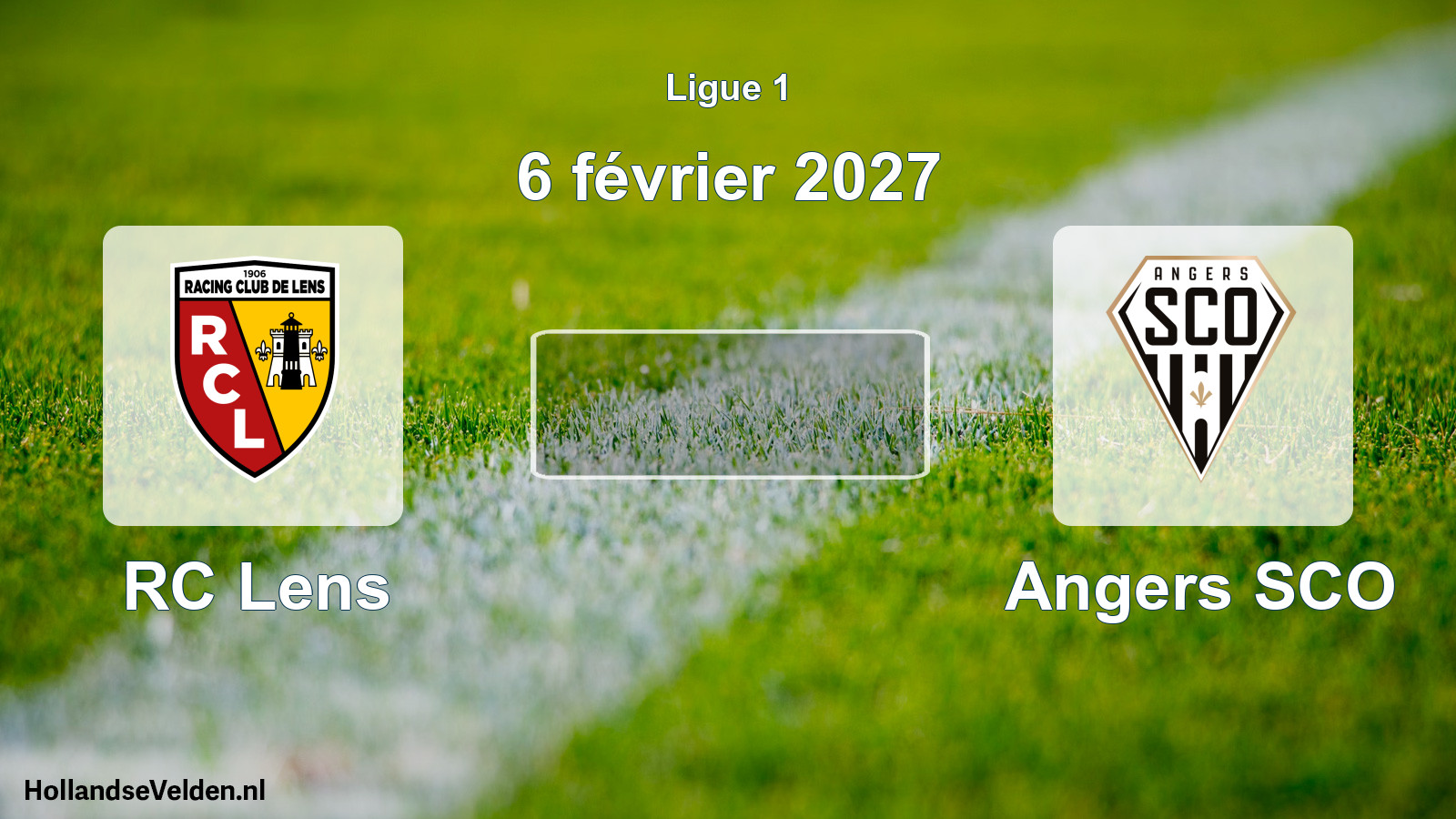 Match programmé: RC Lens - Angers SCO (6 février 2027)