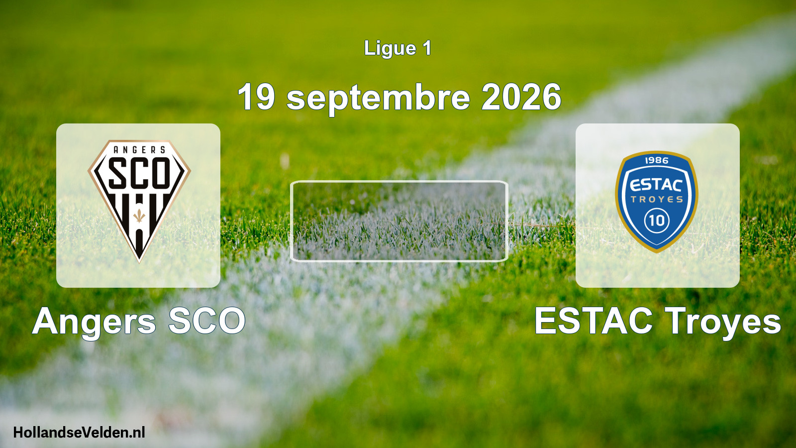 Match programmé: Angers SCO - ESTAC Troyes (19 septembre 2026)
