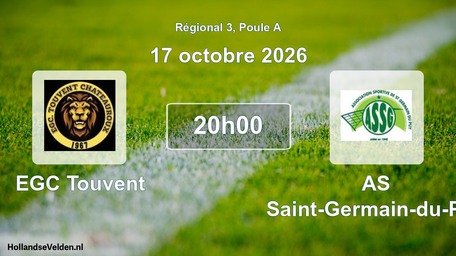 Scheduled Match: EGC Touvent - AS Saint-Germain-du-Puy (17 October 2026)