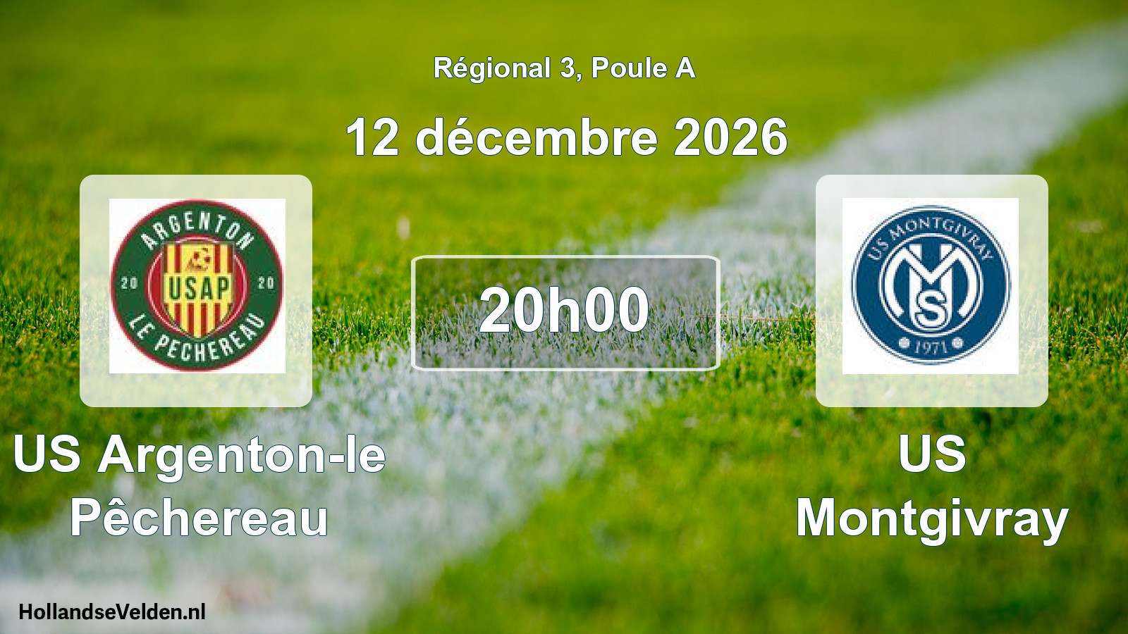 Scheduled Match: US Argenton-le Pêchereau - US Montgivray (12 December 2026)