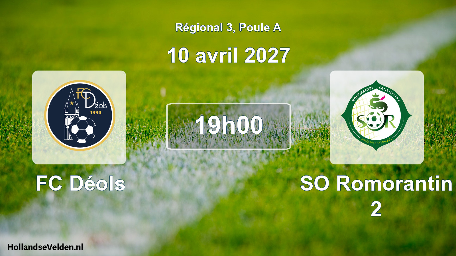 Scheduled Match: FC Déols - SO Romorantin 2 (10 April 2027)