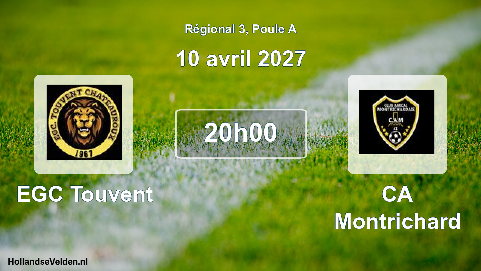 Scheduled Match: EGC Touvent - CA Montrichard (10 April 2027)