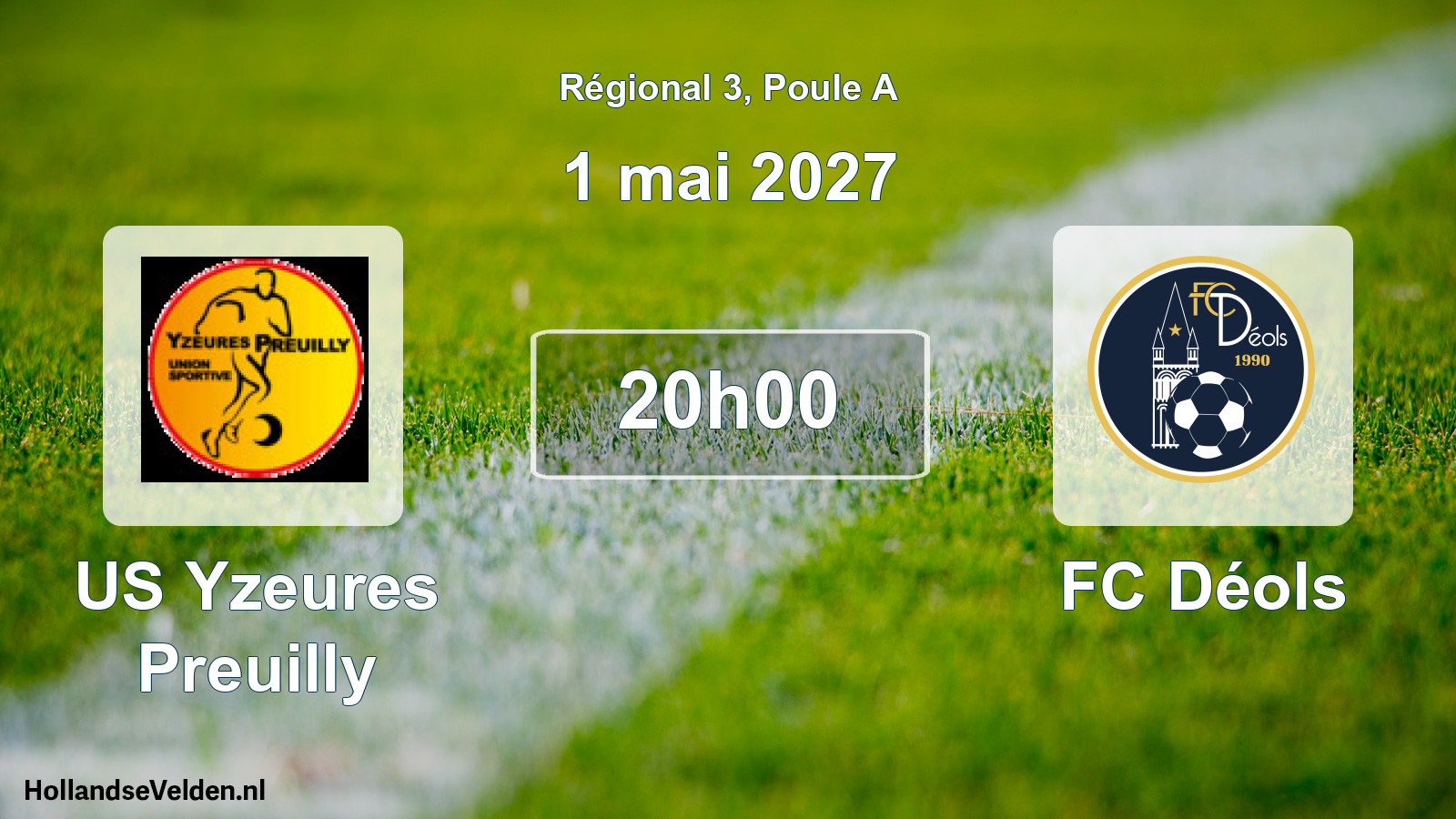 Scheduled Match: US Yzeures Preuilly - FC Déols (1 May 2027)