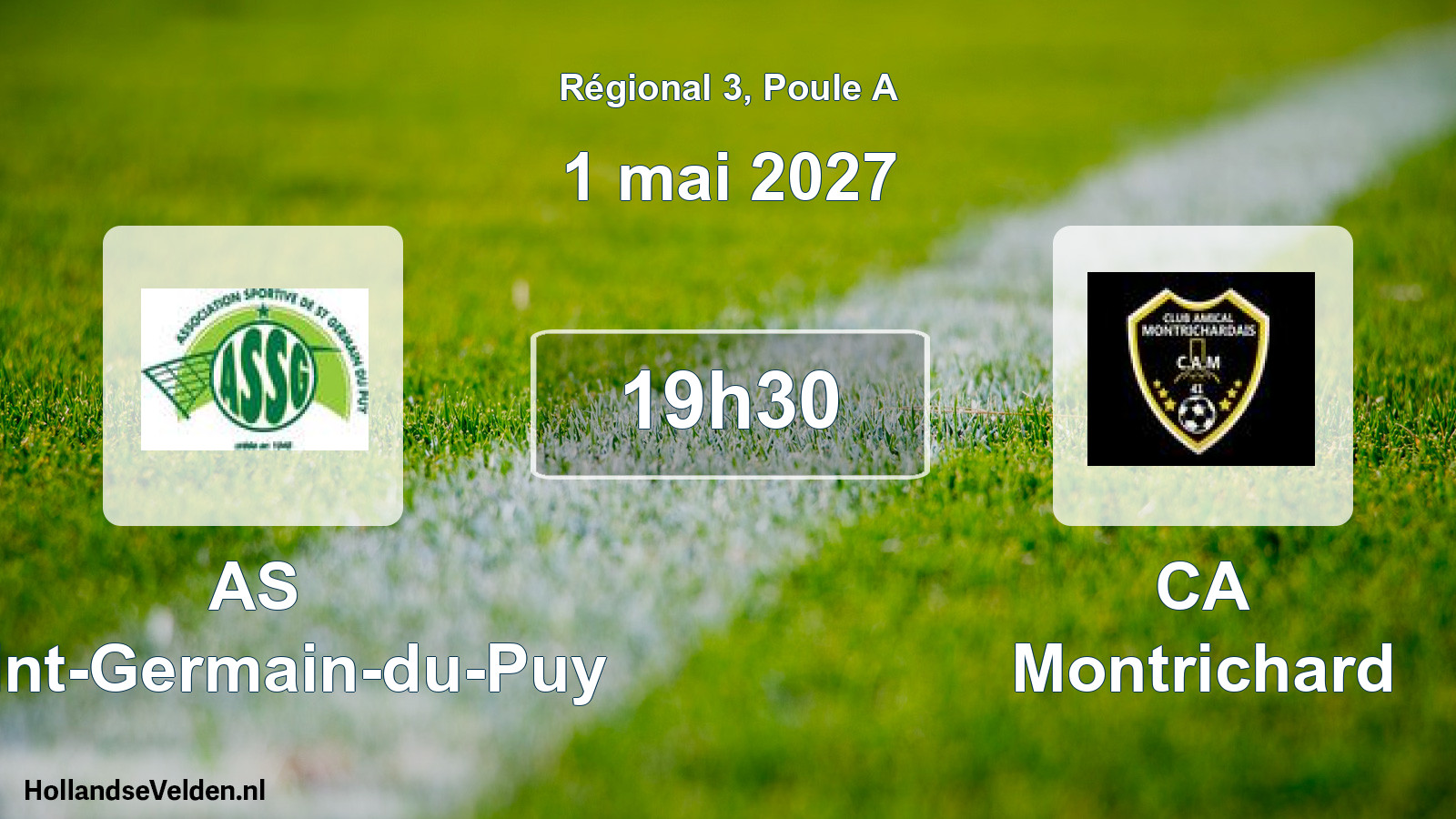 Scheduled Match: AS Saint-Germain-du-Puy - CA Montrichard (1 May 2027)