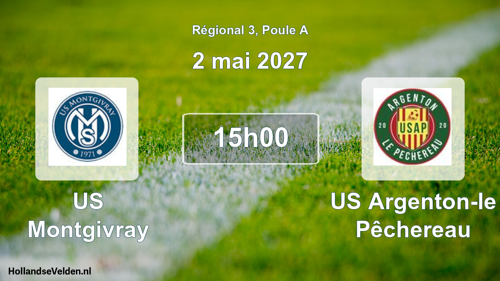 Scheduled Match: US Montgivray - US Argenton-le Pêchereau (2 May 2027)