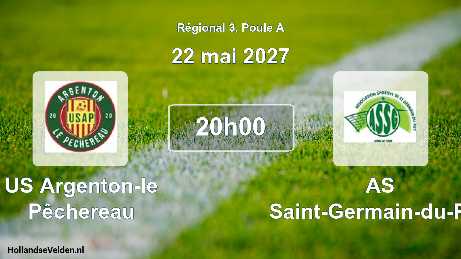 Scheduled Match: US Argenton-le Pêchereau - AS Saint-Germain-du-Puy (22 May 2027)