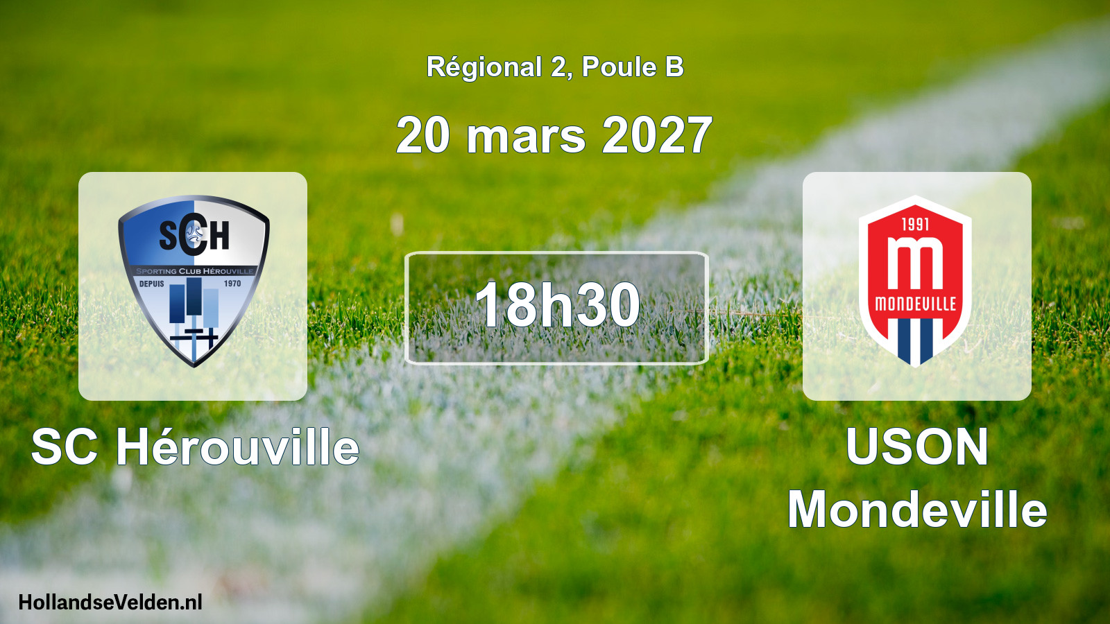 Scheduled Match: SC Hérouville - USON Mondeville (20 March 2027)