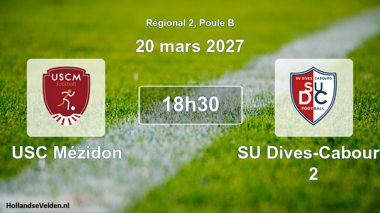 Scheduled Match: USC Mézidon - SU Dives-Cabourg 2 (20 March 2027)