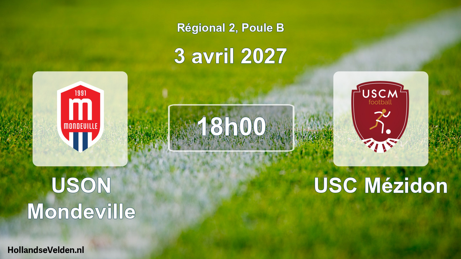 Match programmé: USON Mondeville - USC Mézidon (3 avril 2027)