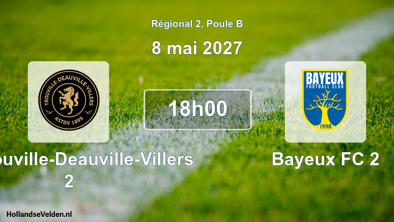 Scheduled Match: AS Trouville-Deauville-Villers 2 - Bayeux FC 2 (8 May 2027)