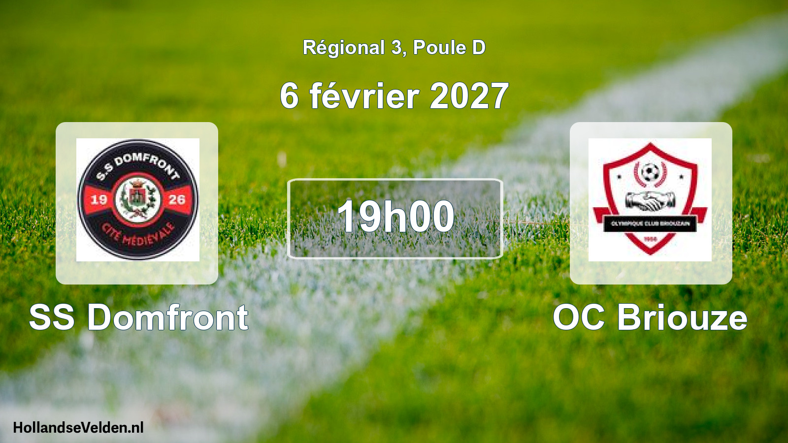 Scheduled Match: SS Domfront - OC Briouze (6 February 2027)