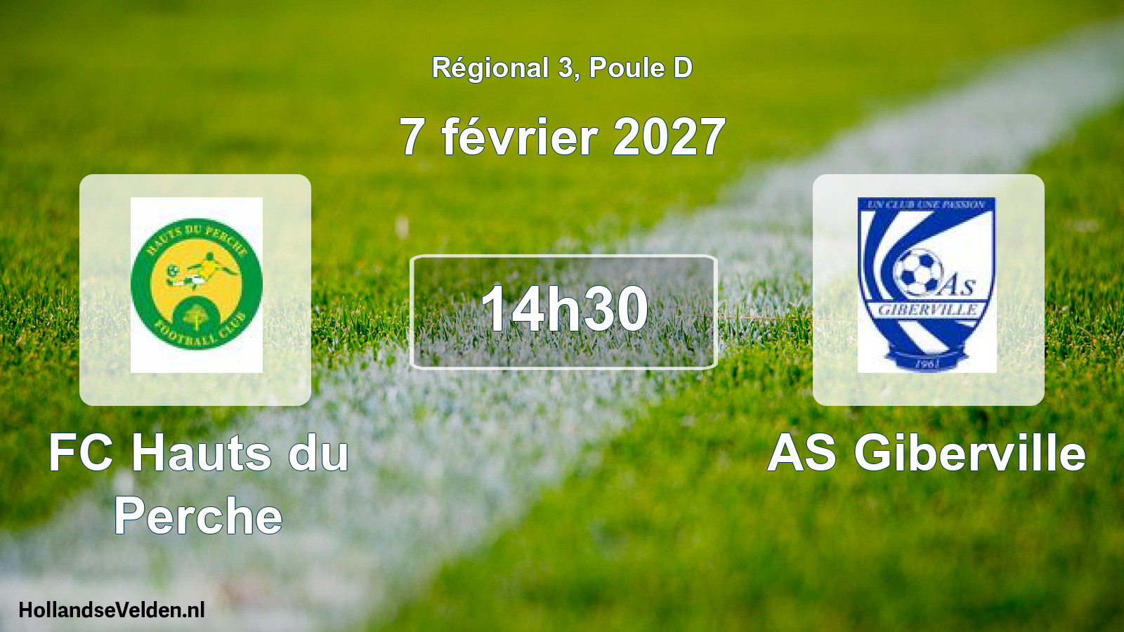 Scheduled Match: FC Hauts du Perche - AS Giberville (7 February 2027)
