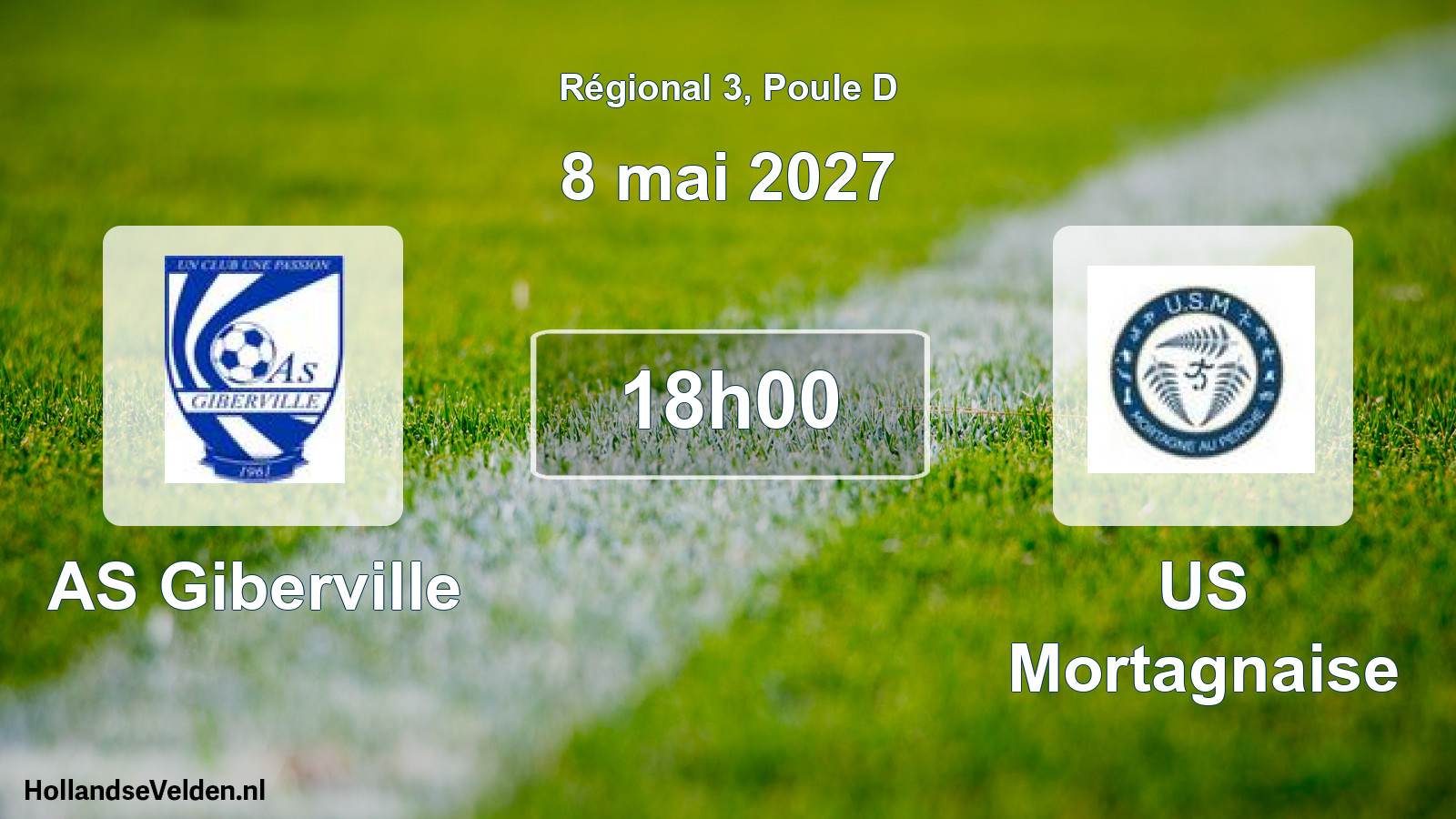 Scheduled Match: AS Giberville - US Mortagnaise (8 May 2027)