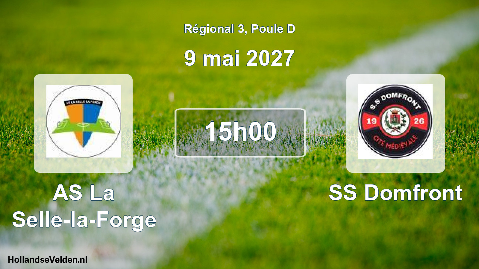 Scheduled Match: AS La Selle-la-Forge - SS Domfront (9 May 2027)