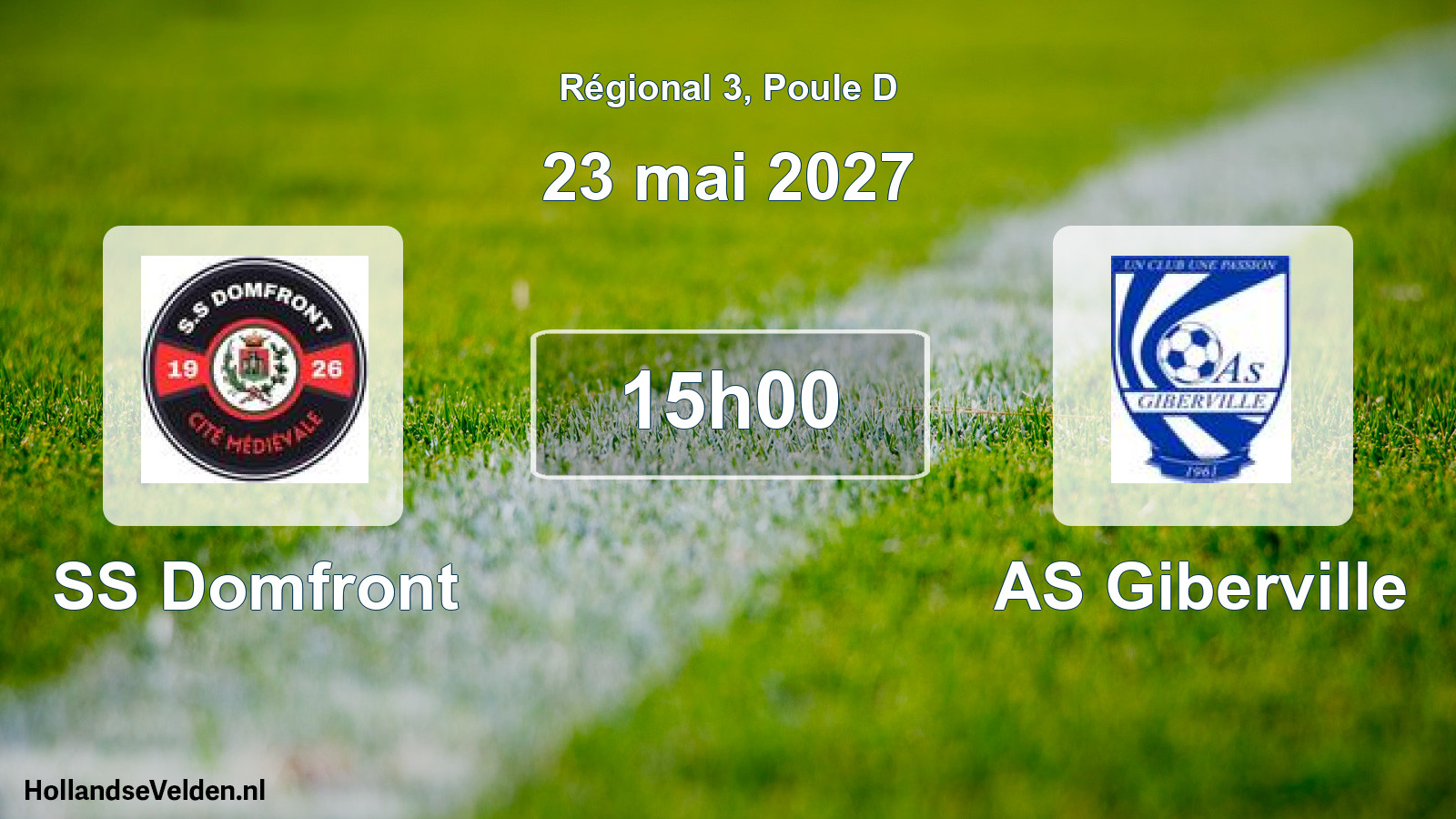 Scheduled Match: SS Domfront - AS Giberville (23 May 2027)