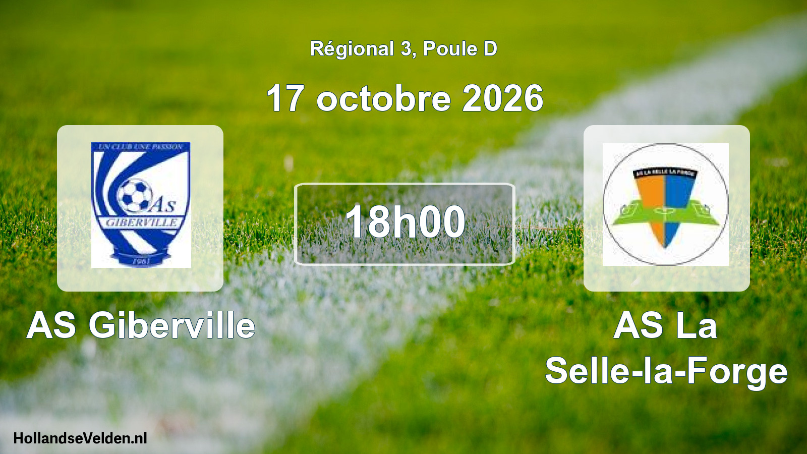 Scheduled Match: AS Giberville - AS La Selle-la-Forge (17 October 2026)