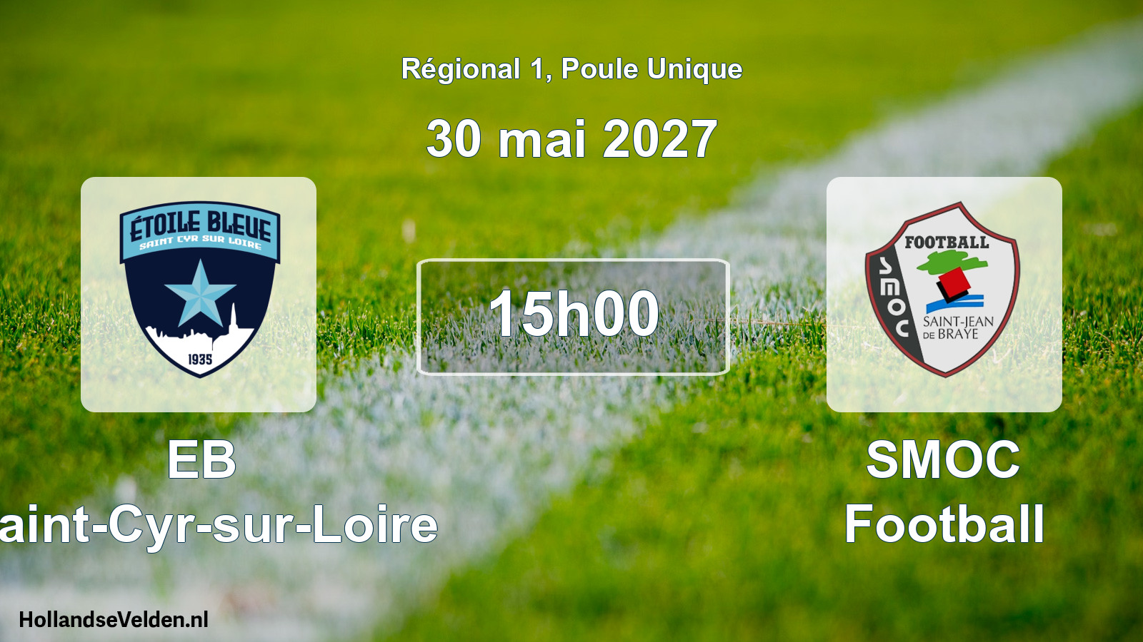 Scheduled Match: EB Saint-Cyr-sur-Loire - SMOC Football (30 May 2027)