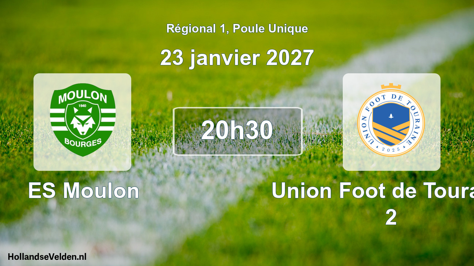 Scheduled Match: ES Moulon - Union Foot de Touraine 2 (23 January 2027)