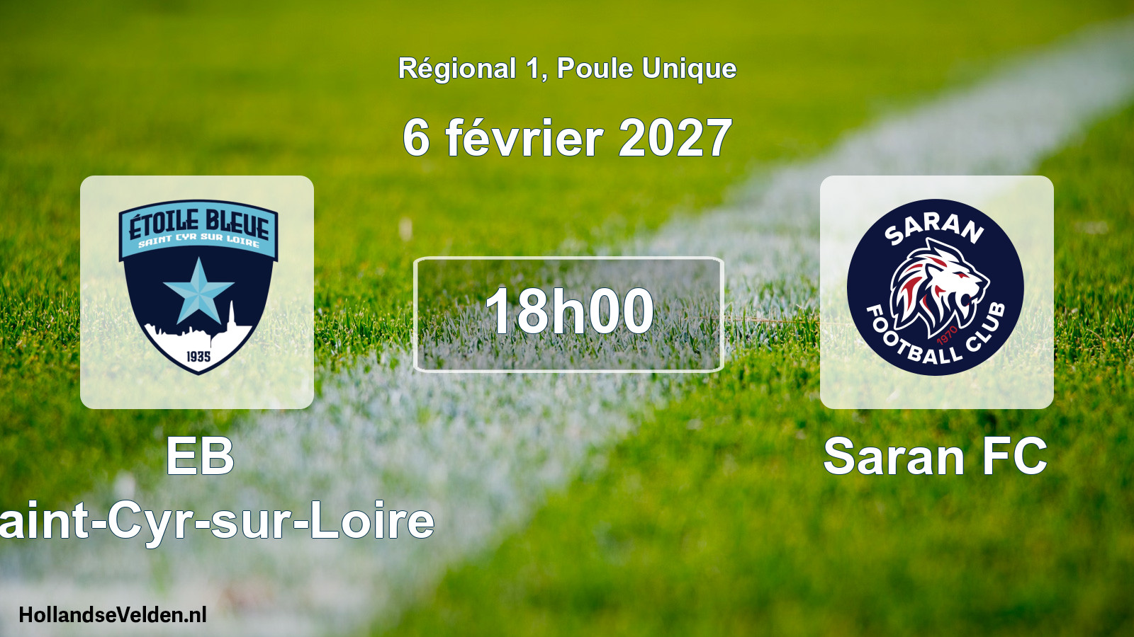 Scheduled Match: EB Saint-Cyr-sur-Loire - Saran FC (6 February 2027)