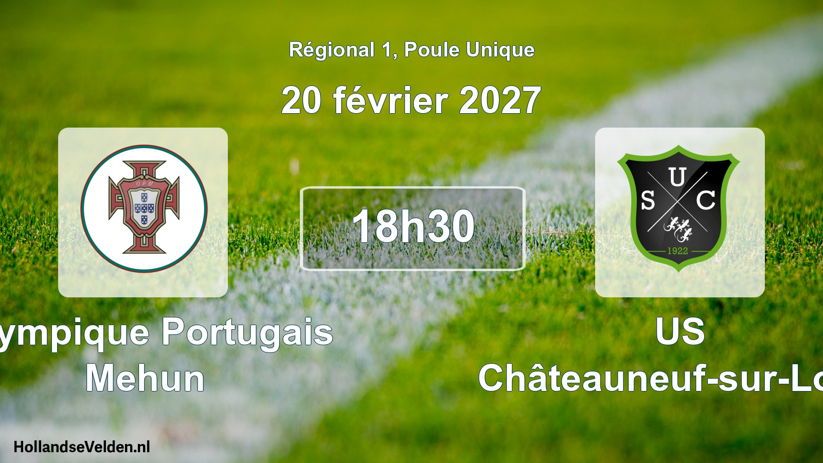 Scheduled Match: Olympique Portugais Mehun - US Châteauneuf-sur-Loire (20 February 2027)