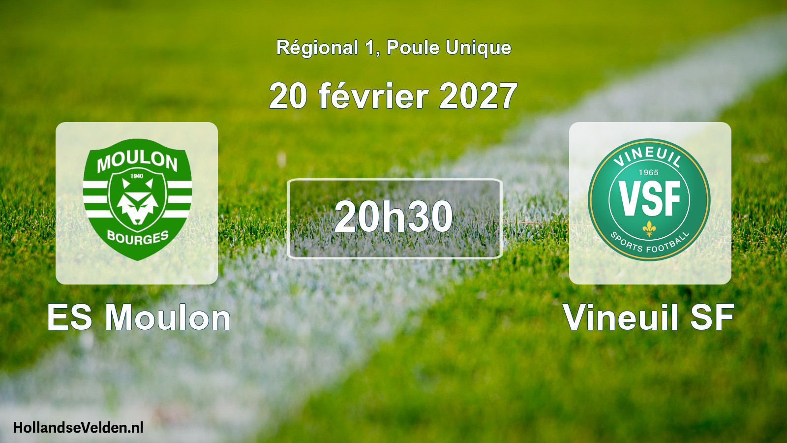 Scheduled Match: ES Moulon - Vineuil SF (20 February 2027)