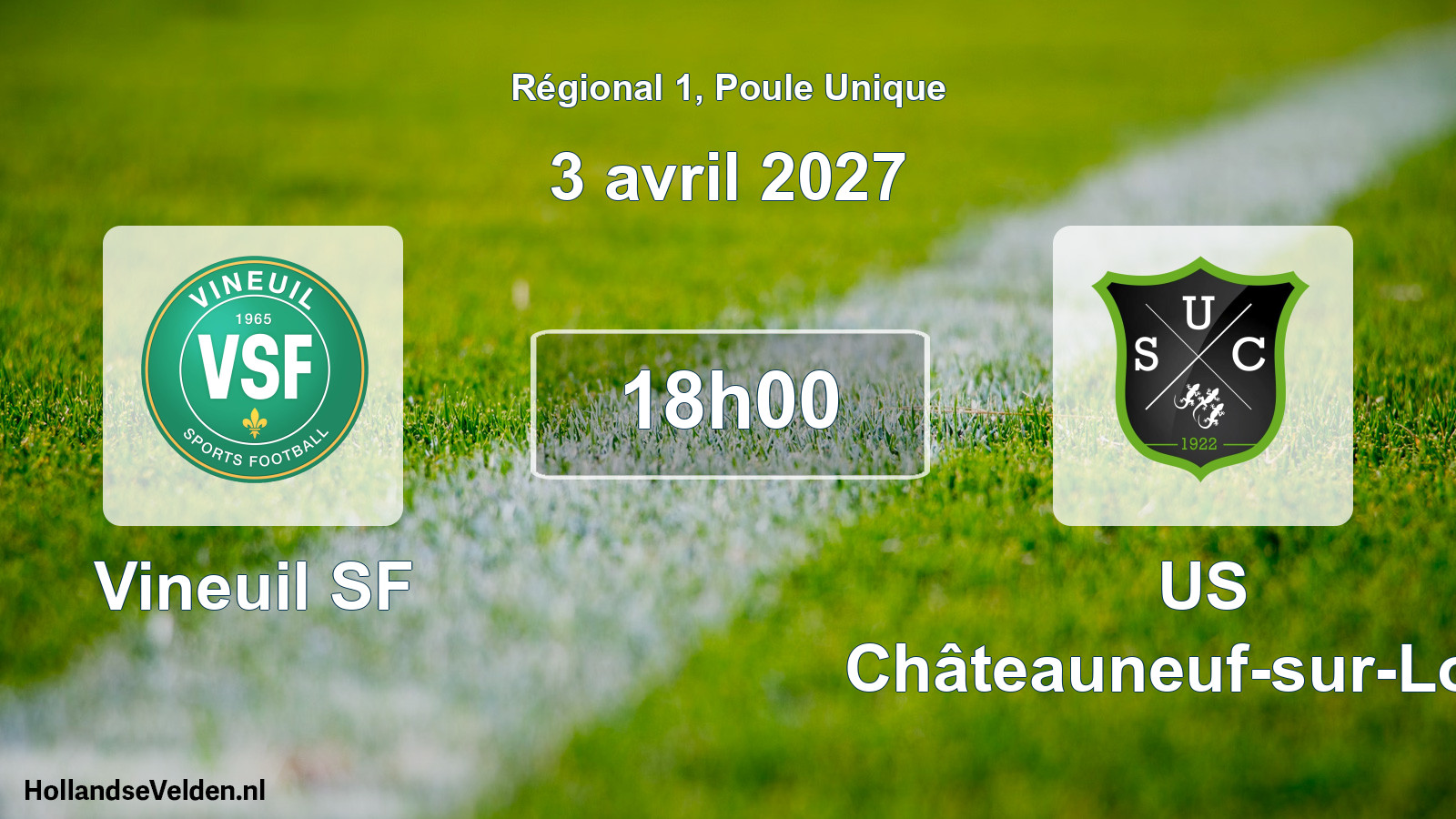 Scheduled Match: Vineuil SF - US Châteauneuf-sur-Loire (3 April 2027)