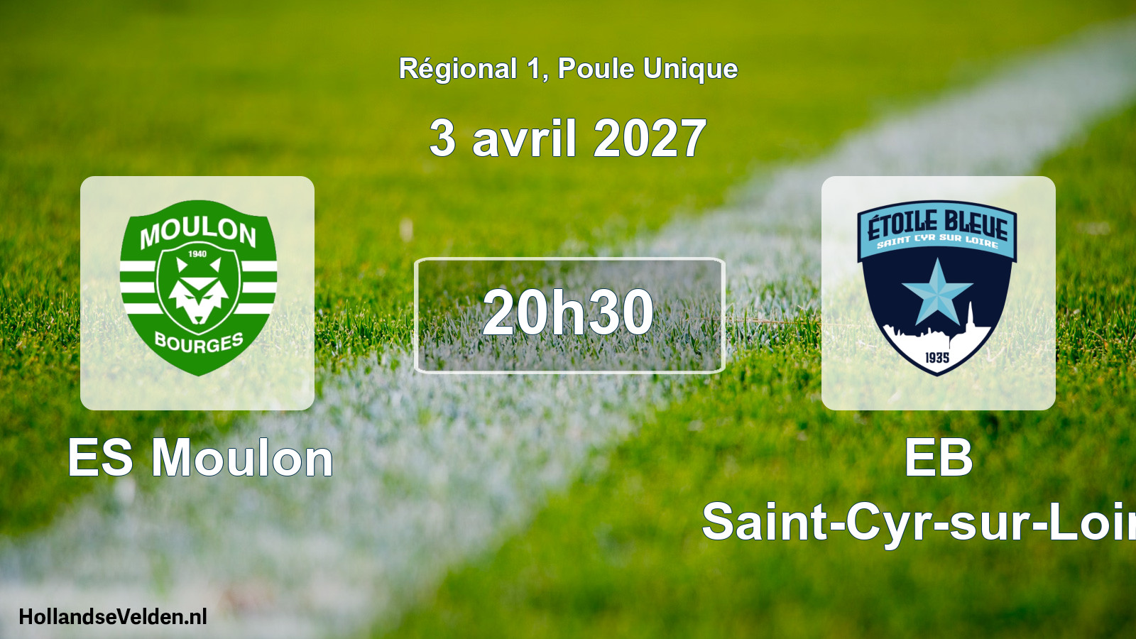 Scheduled Match: ES Moulon - EB Saint-Cyr-sur-Loire (3 April 2027)