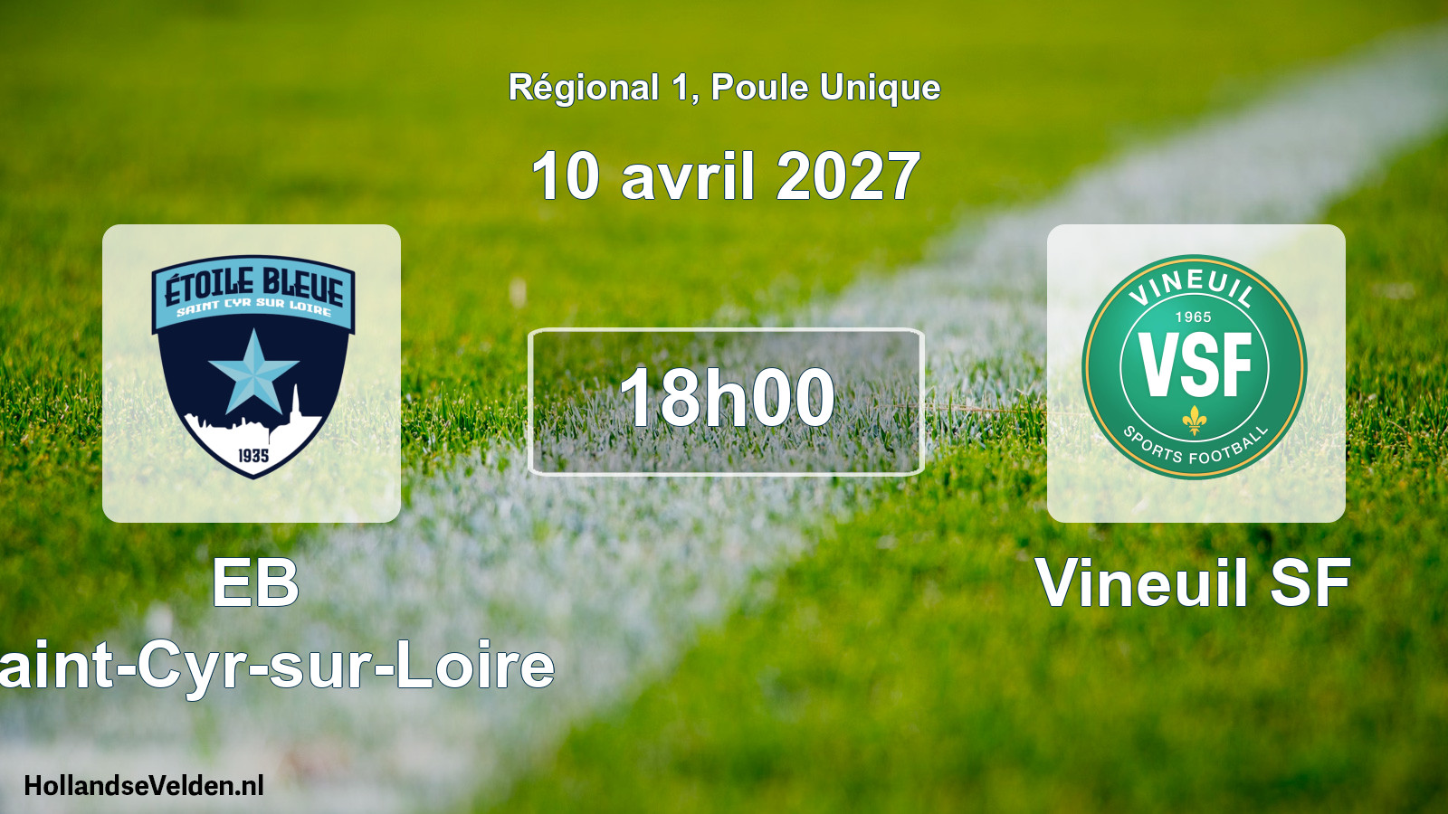 Scheduled Match: EB Saint-Cyr-sur-Loire - Vineuil SF (10 April 2027)