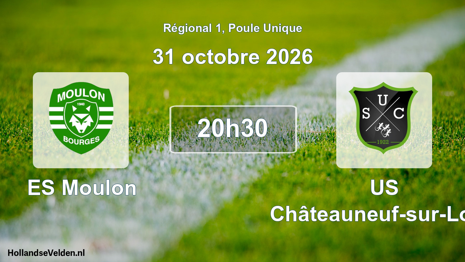 Scheduled Match: ES Moulon - US Châteauneuf-sur-Loire (31 October 2026)