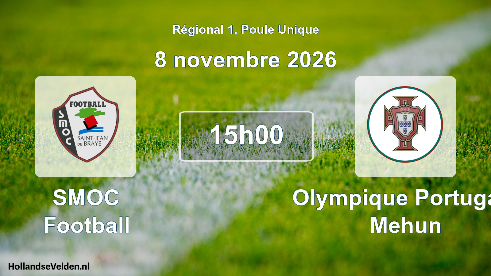 Scheduled Match: SMOC Football - Olympique Portugais Mehun (8 November 2026)