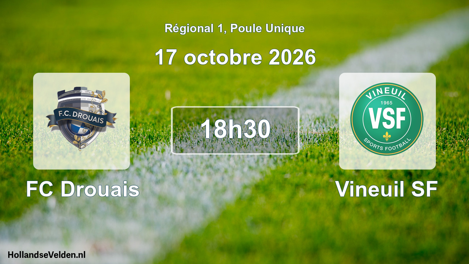 Scheduled Match: FC Drouais - Vineuil SF (17 October 2026)