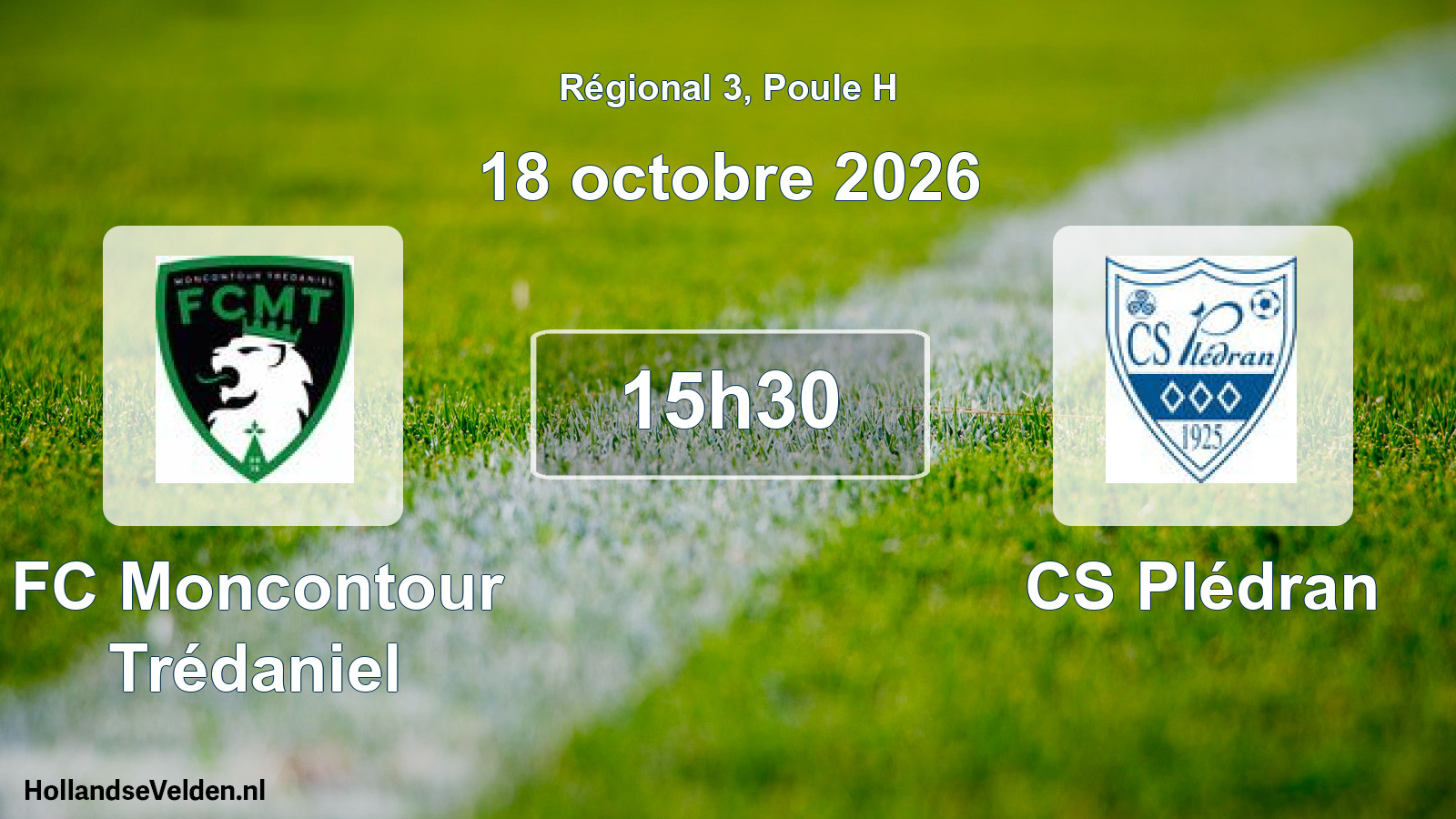 Scheduled Match: FC Moncontour Trédaniel - CS Plédran (18 October 2026)