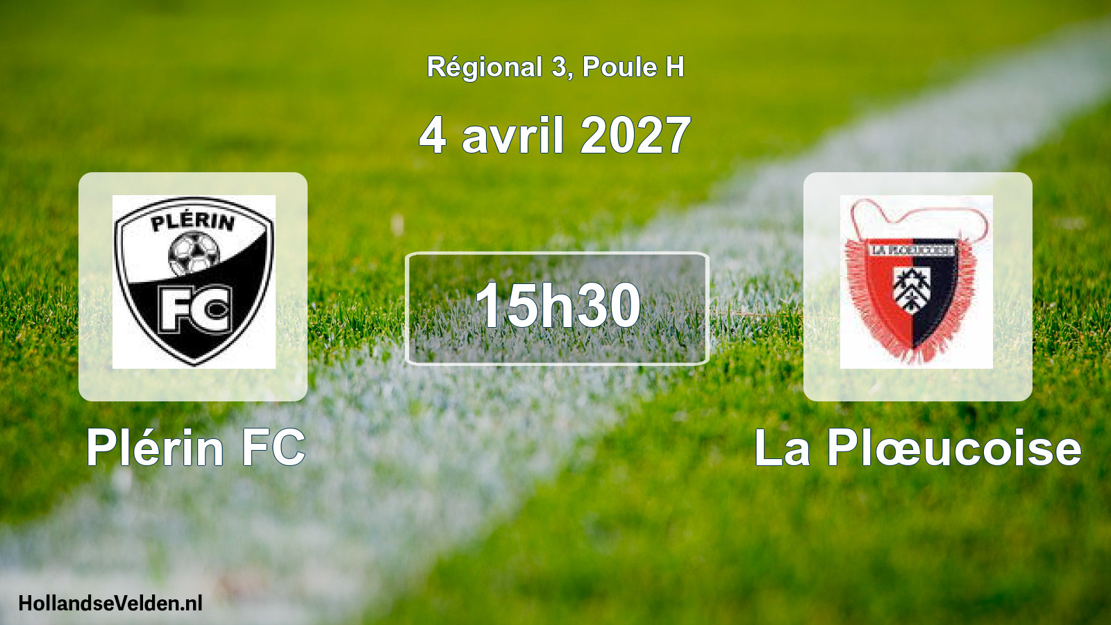 Scheduled Match: Plérin FC - La Plœucoise (4 April 2027)