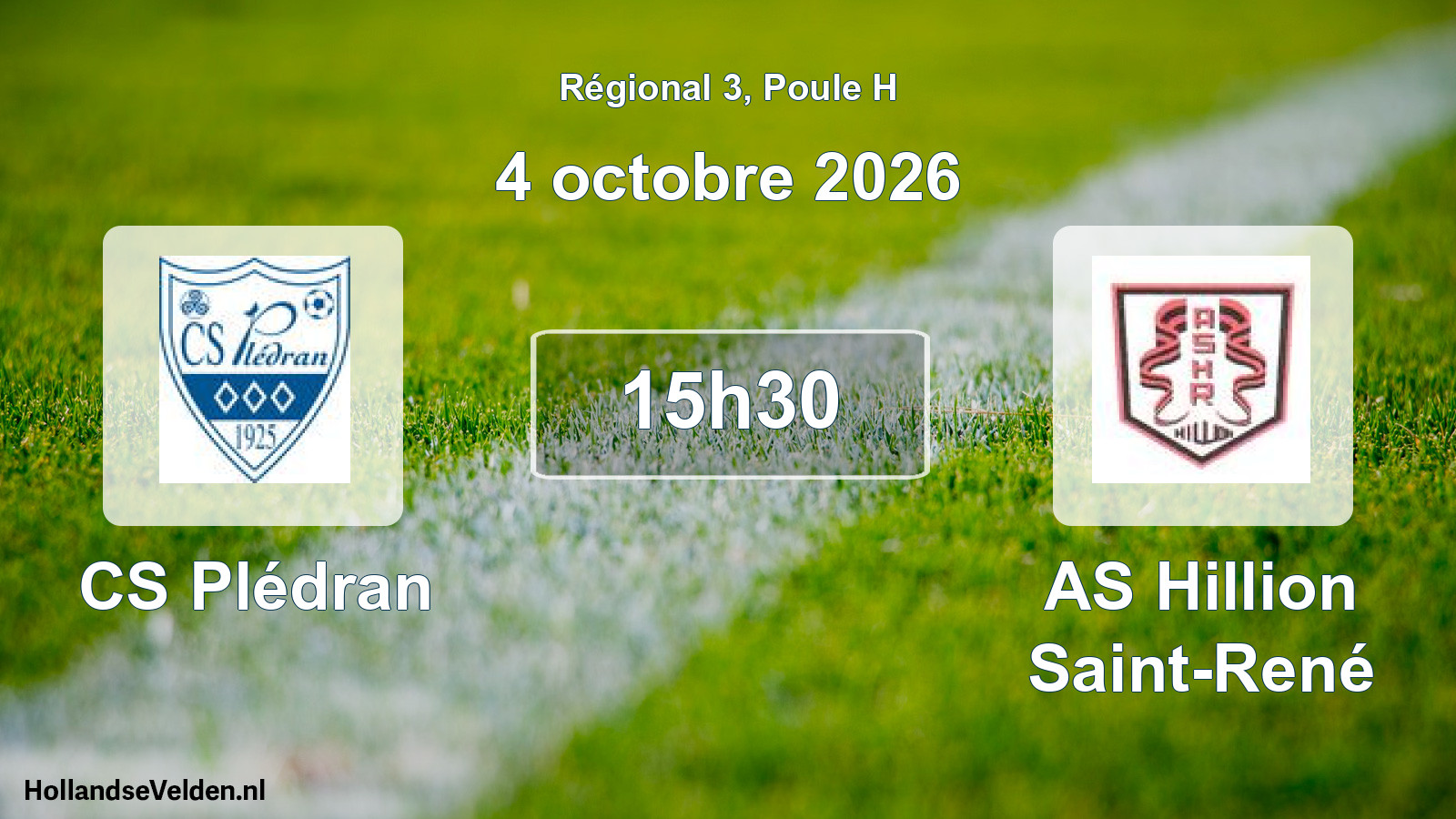 Scheduled Match: CS Plédran - AS Hillion Saint-René (4 October 2026)