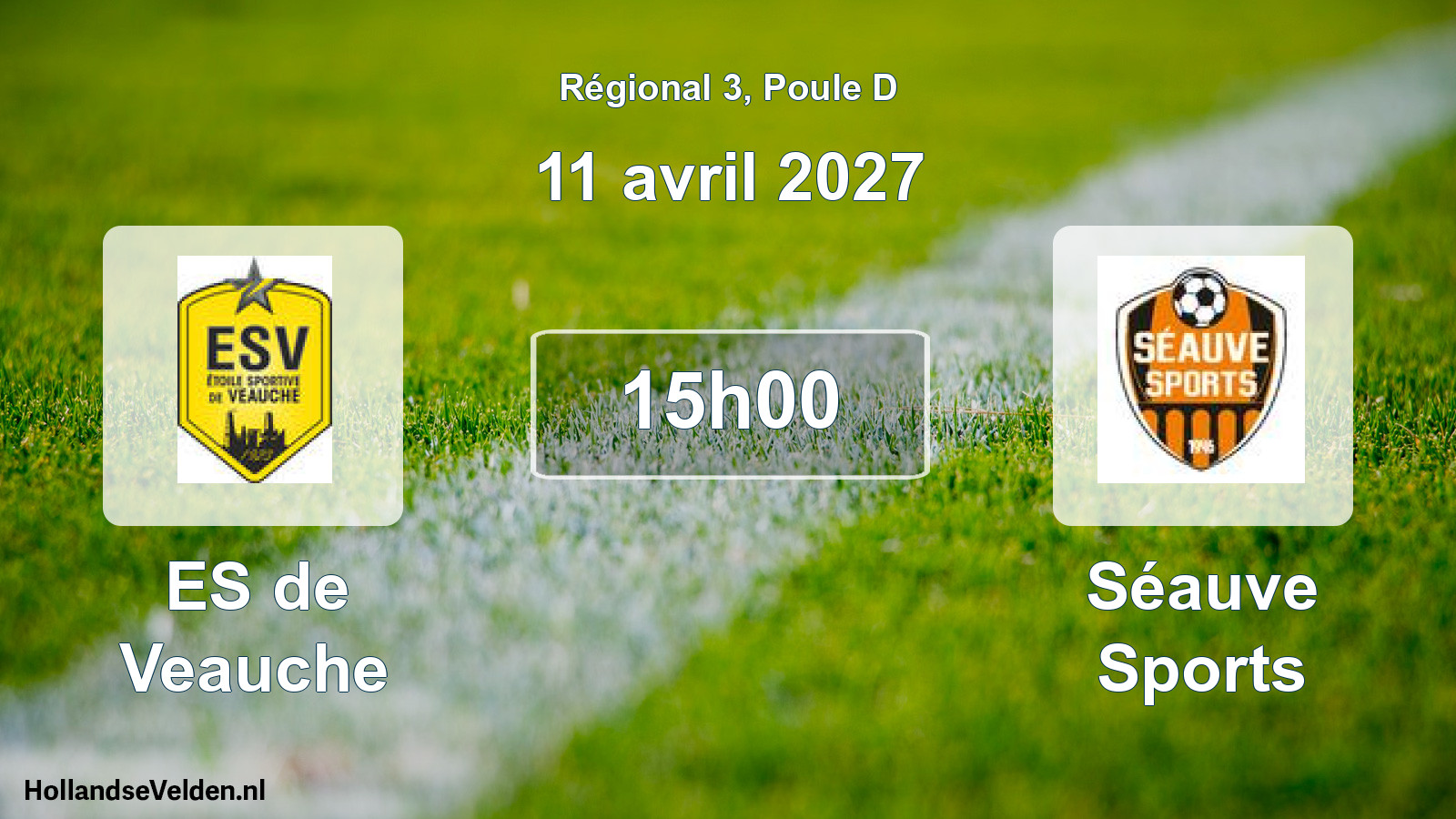 Match programmé: ES de Veauche - Séauve Sports (11 avril 2027)