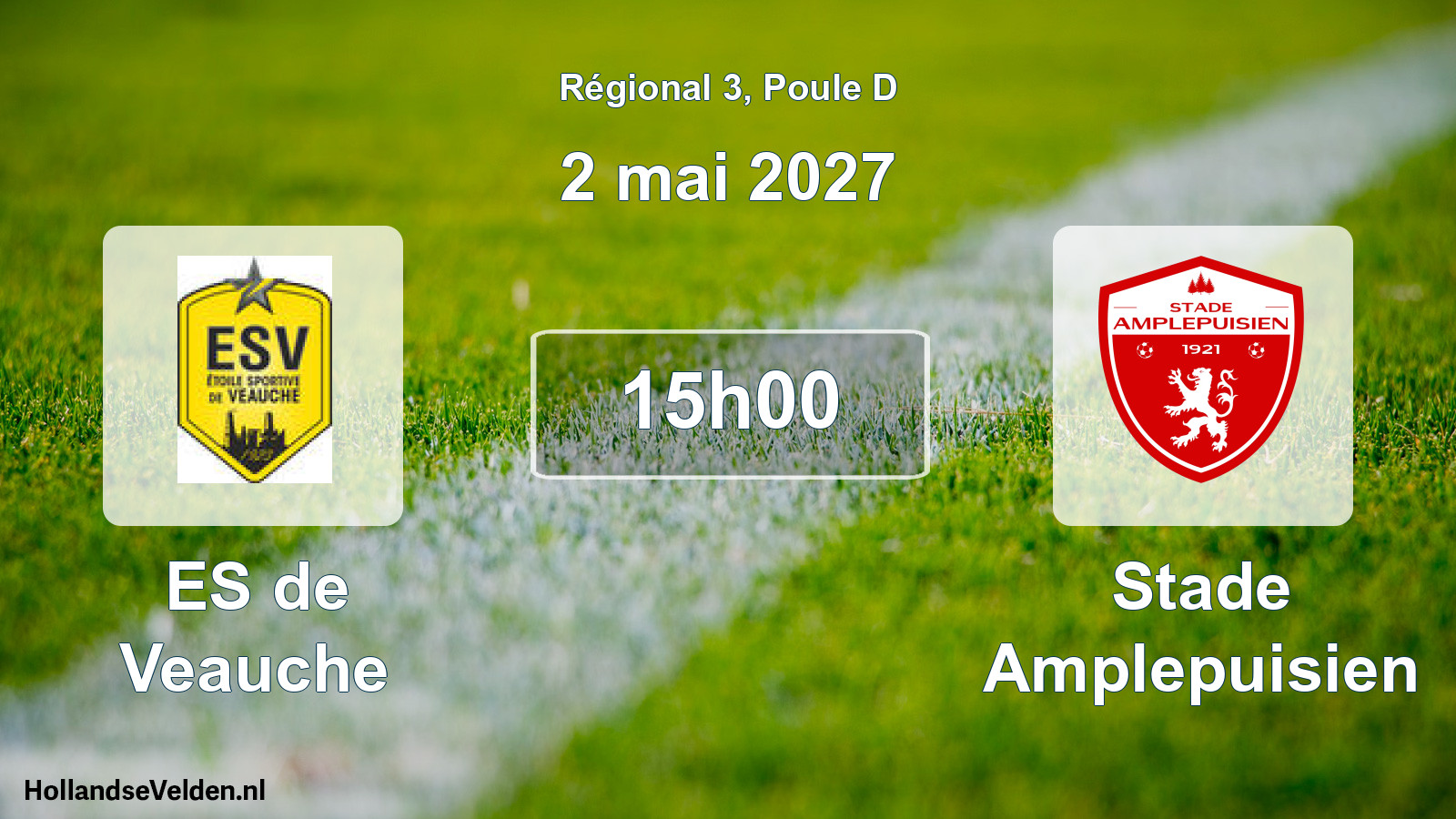 Match programmé: ES de Veauche - Stade Amplepuisien (2 mai 2027)