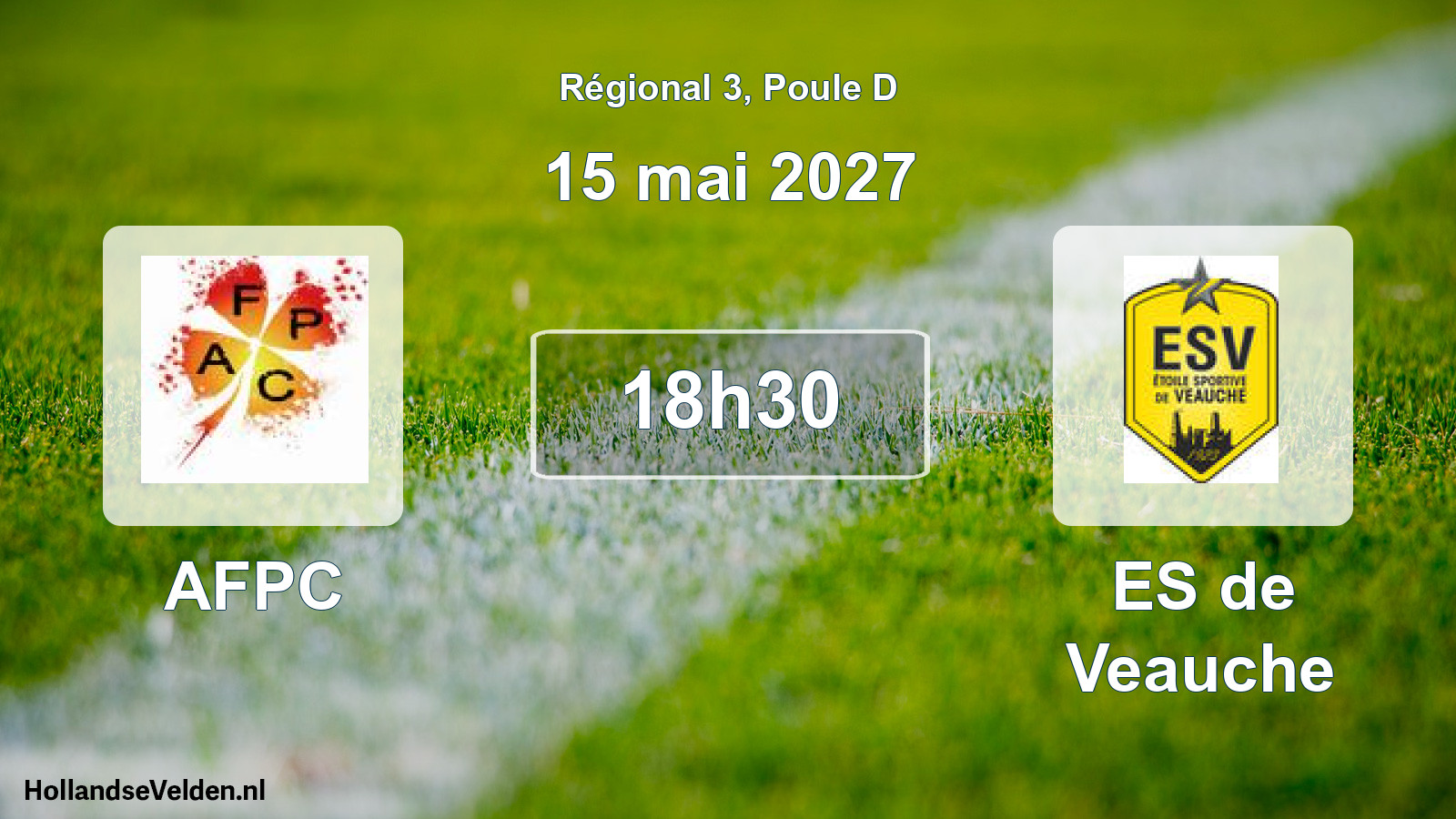 Match programmé: AFPC - ES de Veauche (15 mai 2027)
