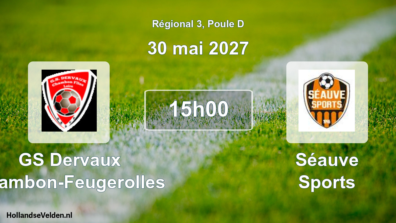 Match programmé: GS Dervaux Chambon-Feugerolles - Séauve Sports (30 mai 2027)